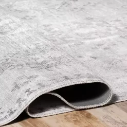 Best Kirklands Home Lottie Vintage Washable Area Rug, 5x8 Gray