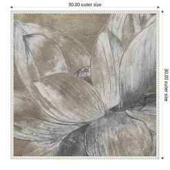 Clearance Kirklands Home Lotus Blossom Framed Canvas Art Print