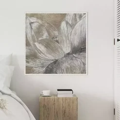 Clearance Kirklands Home Lotus Blossom Framed Canvas Art Print