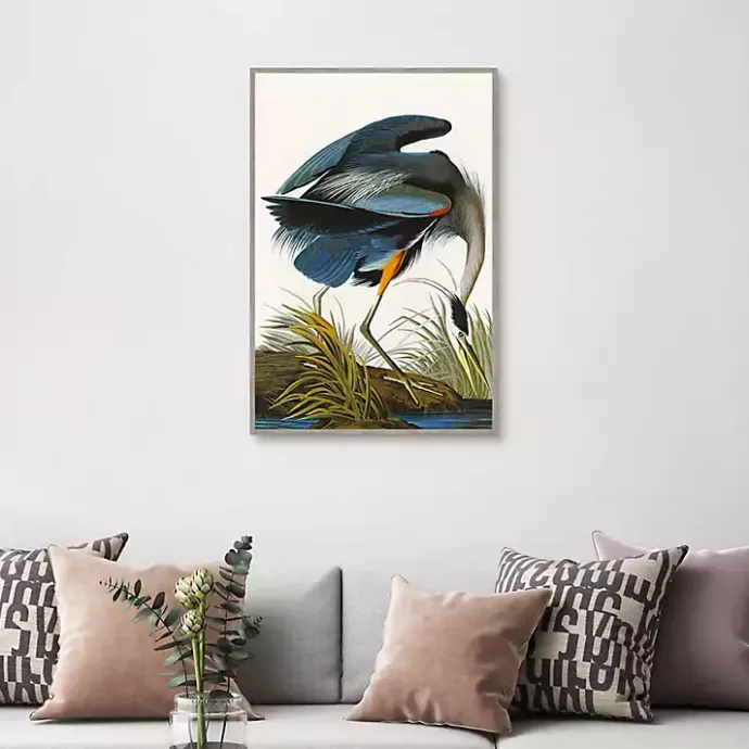 Online Kirklands Home Louisiana Heron Framed Canvas Art Print Multi