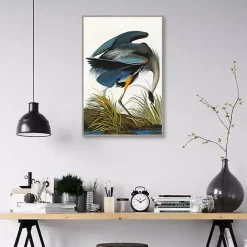 Online Kirklands Home Louisiana Heron Framed Canvas Art Print Multi
