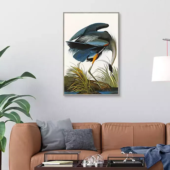 Online Kirklands Home Louisiana Heron Framed Canvas Art Print Multi
