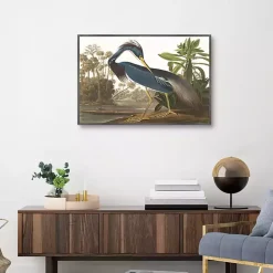 Outlet Kirklands Home Louisiana Heron Framed Canvas Art Print