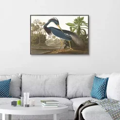 Outlet Kirklands Home Louisiana Heron Framed Canvas Art Print