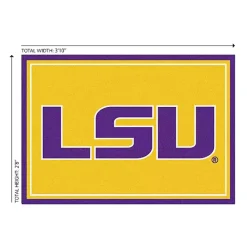 Kirklands Home Louisiana State University Area Rug, 3x4