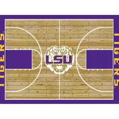Online Kirklands Home Louisiana State University Courtside Area Rug, 4x6