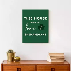 Sale Kirklands Home Love & Shenanigans Canvas Art Print