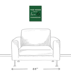 Sale Kirklands Home Love & Shenanigans Canvas Art Print