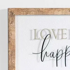 Kirklands Home Love Builds a Happy Home Wall Plaque