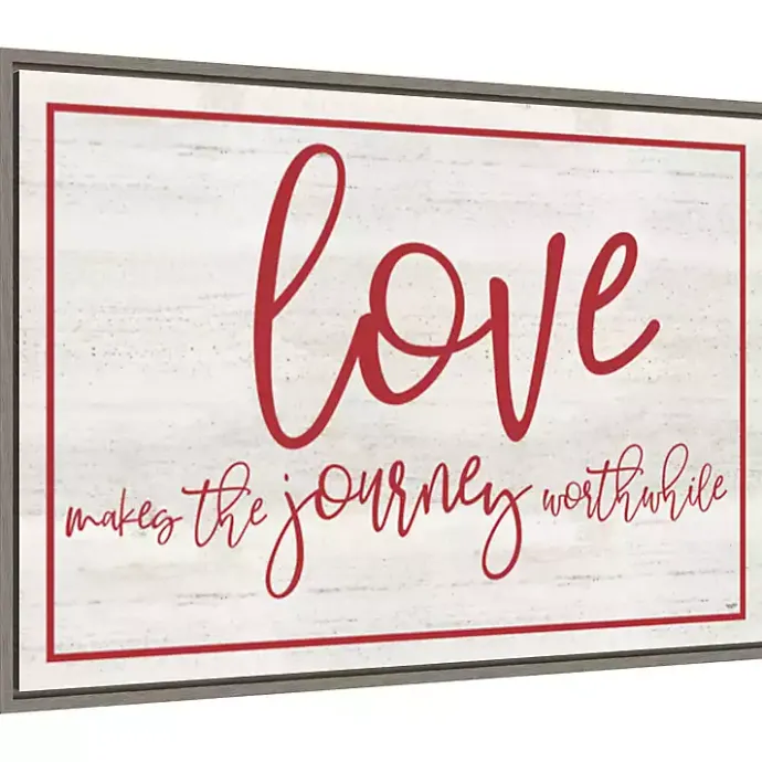 Outlet Kirklands Home Love The Journey Valentine's Framed Wall Art