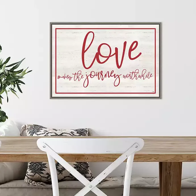Outlet Kirklands Home Love The Journey Valentine's Framed Wall Art