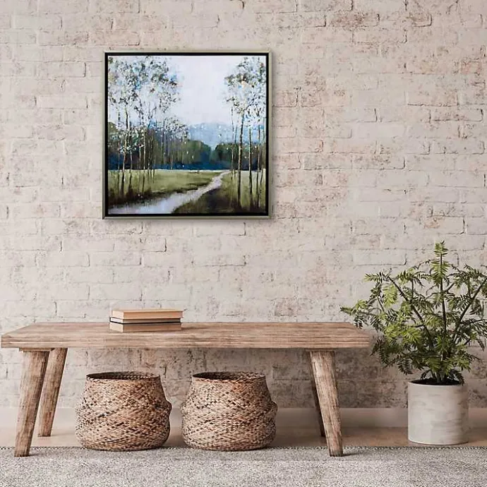Outlet Kirklands Home Lovely Landscape Framed Canvas Art Print Multi