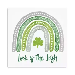 Clearance Kirklands Home Luck of the Irish Rainbow Canvas Art Print