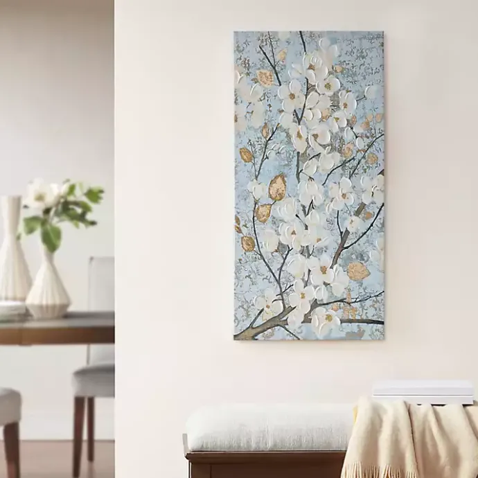 Outlet Kirklands Home Luminous Gold Foil Bloom Canvas Art Print