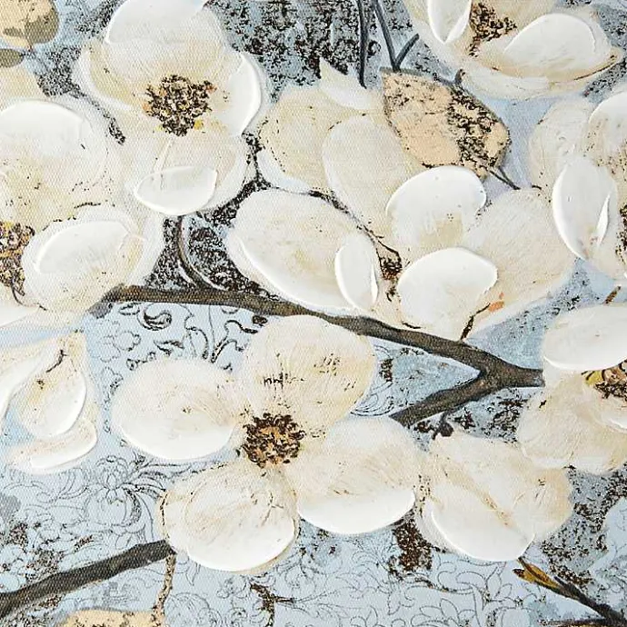 Outlet Kirklands Home Luminous Gold Foil Bloom Canvas Art Print