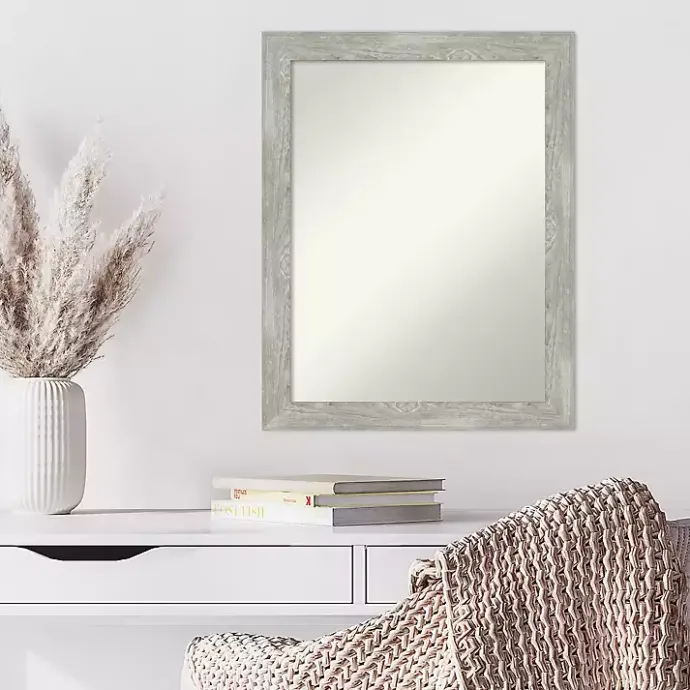 Best Kirklands Home Lyndon Dove Gray Wood Framed Mirror