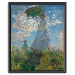 Kirklands Home Madame Monet and Her Son Framed Canvas Art Print