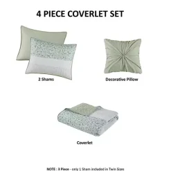 Hot Kirklands Home Madison Park Bloom 4-pc. California King Quilt Set