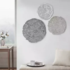 Hot Kirklands Home Madison Park Iron Feathers Wall Plaques, Set of 3