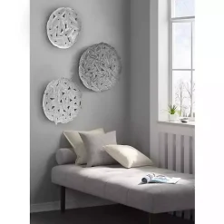 Hot Kirklands Home Madison Park Iron Feathers Wall Plaques, Set of 3