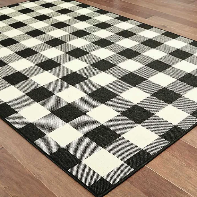 Best Kirklands Home Madura Buffalo Check Outdoor Area Rug, 8x13