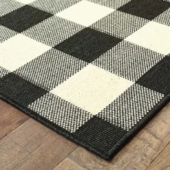 Best Kirklands Home Madura Buffalo Check Outdoor Area Rug, 8x13