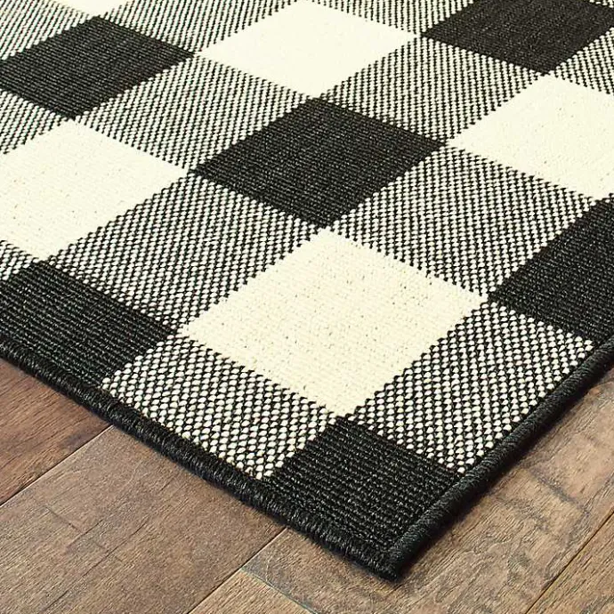Best Kirklands Home Madura Buffalo Check Outdoor Area Rug, 8x13