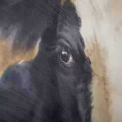 Outlet Kirklands Home Magnolia Cow Canvas Art Print