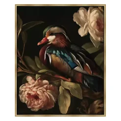 Online Kirklands Home Mallard Floral Dutch Framed Canvas Art Print