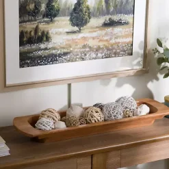 Online Kirklands Home Mango Wood Trough Bowl Brown