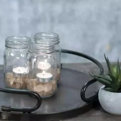 Outlet Kirklands Home Manhattan Metal Tray Brown