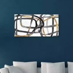 Hot Kirklands Home Many Ways Abstract Canvas Art Print, 60x30 in.