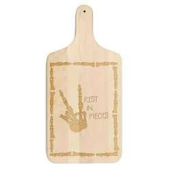 Clearance Kirklands Home Maple Rest in Pieces Halloween Cutting Board Tan
