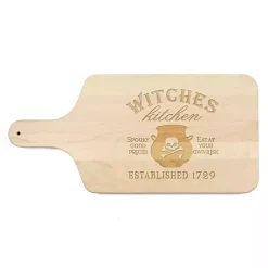 Sale Kirklands Home Maple Witches Kitchen Halloween Cutting Board Tan