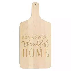 Hot Kirklands Home Maple Wood Home Sweet Thankful Home Cutting Board Tan