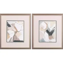 New Kirklands Home Marble Lines Framed Art Prints, Set of 2