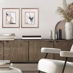 New Kirklands Home Marble Lines Framed Art Prints, Set of 2