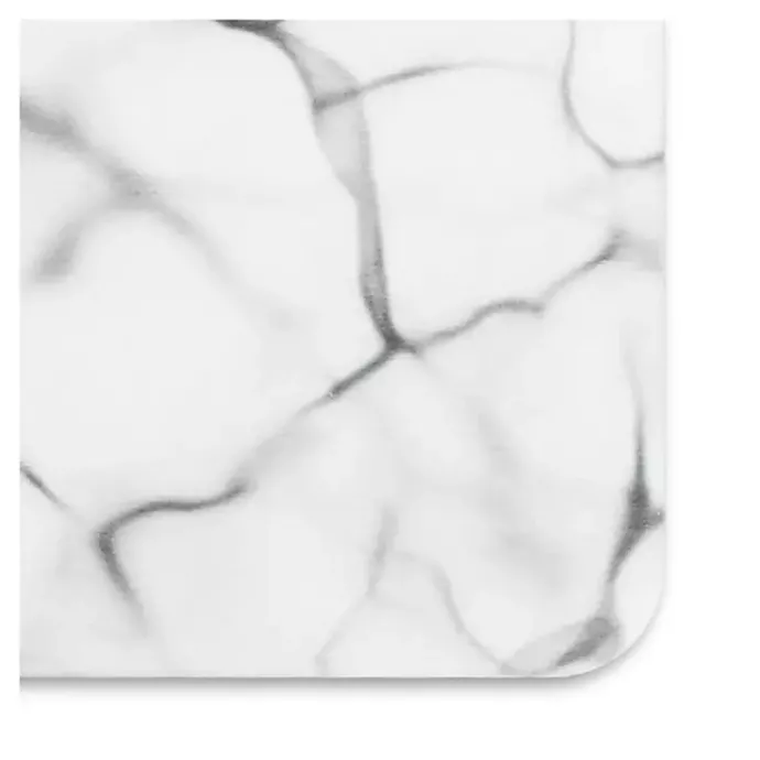 Sale Kirklands Home Marble Stone Bath Mat White
