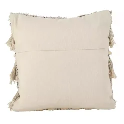 Best Kirklands Home Mari Moroccan Fringe Chunky Knit Pillow Ivory