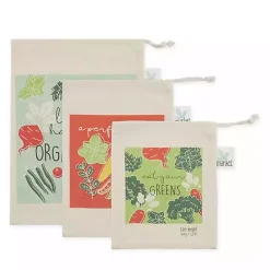 Online Kirklands Home Market Veggies Produce Bags, Set of 3
