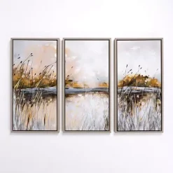 Online Kirklands Home Marshland Landscape Framed Art Prints, Set of 3 Multi