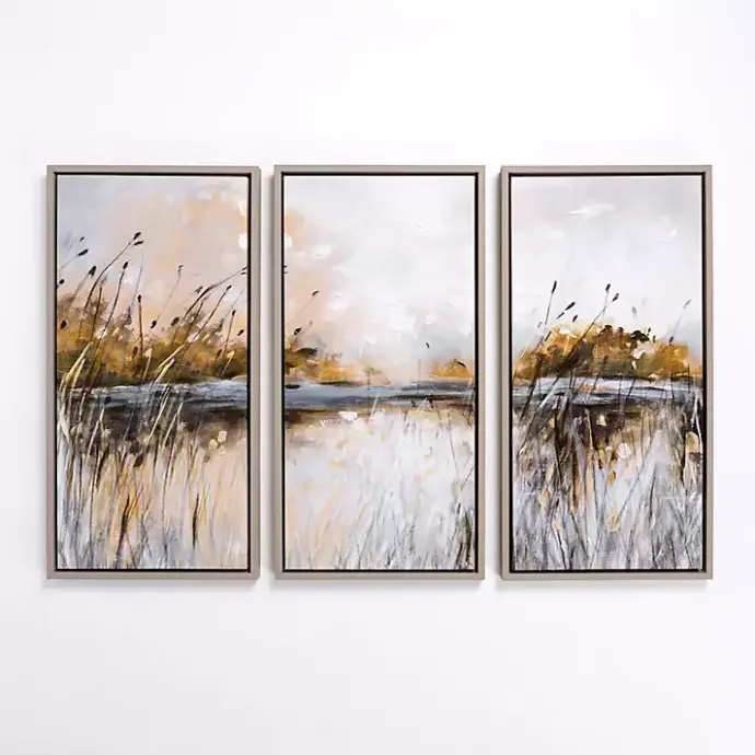 Online Kirklands Home Marshland Landscape Framed Art Prints, Set of 3 Multi