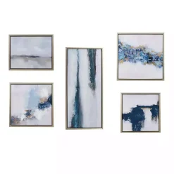Clearance Kirklands Home Martha Stewart Blue Drift 5-pc. Framed Art
