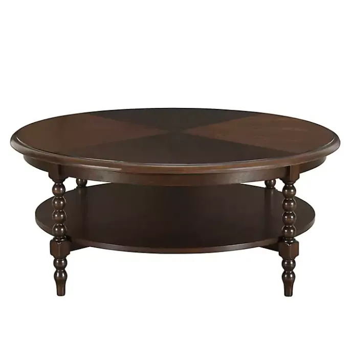 Best Kirklands Home Martha Stewart Round Coffee Table Brown