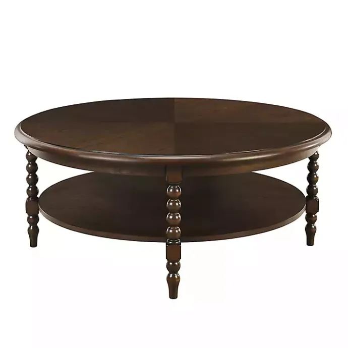Best Kirklands Home Martha Stewart Round Coffee Table Brown