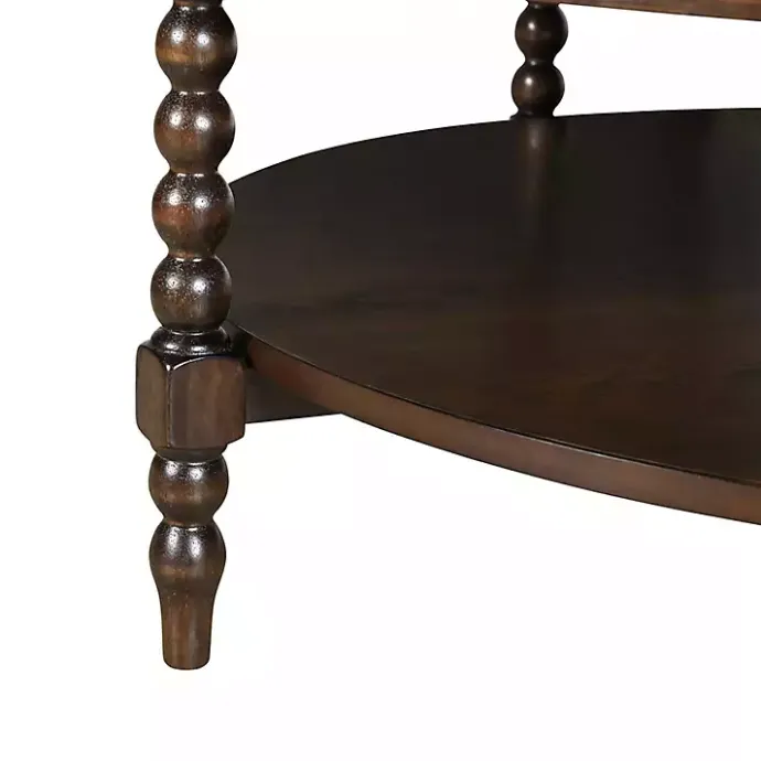 Best Kirklands Home Martha Stewart Round Coffee Table Brown