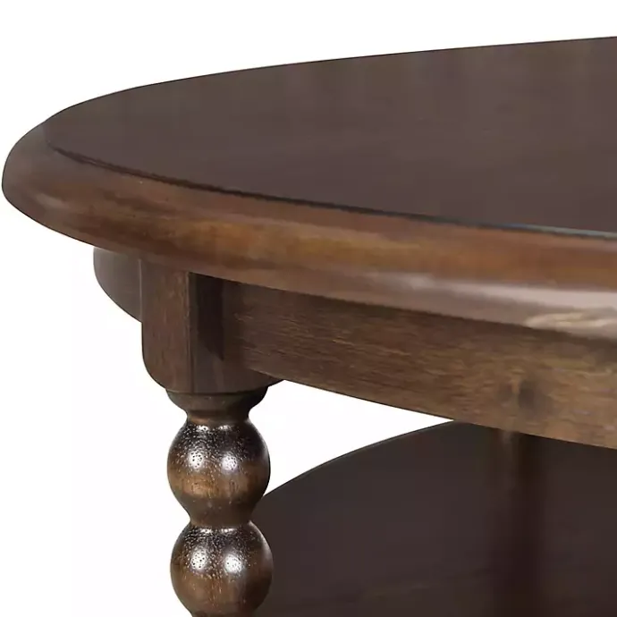 Best Kirklands Home Martha Stewart Round Coffee Table Brown