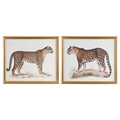 Clearance Kirklands Home Martha Stewart Cheetahs Framed Wall Art, Set of 2
