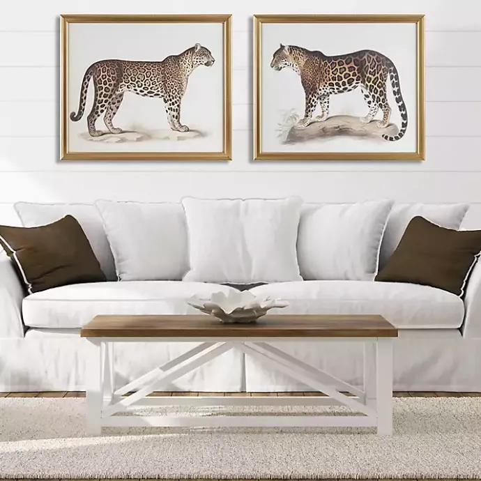 Clearance Kirklands Home Martha Stewart Cheetahs Framed Wall Art, Set of 2