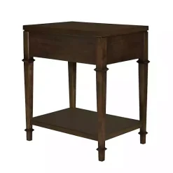 New Kirklands Home Martha Stewart Dark Wood Nightstand Brown